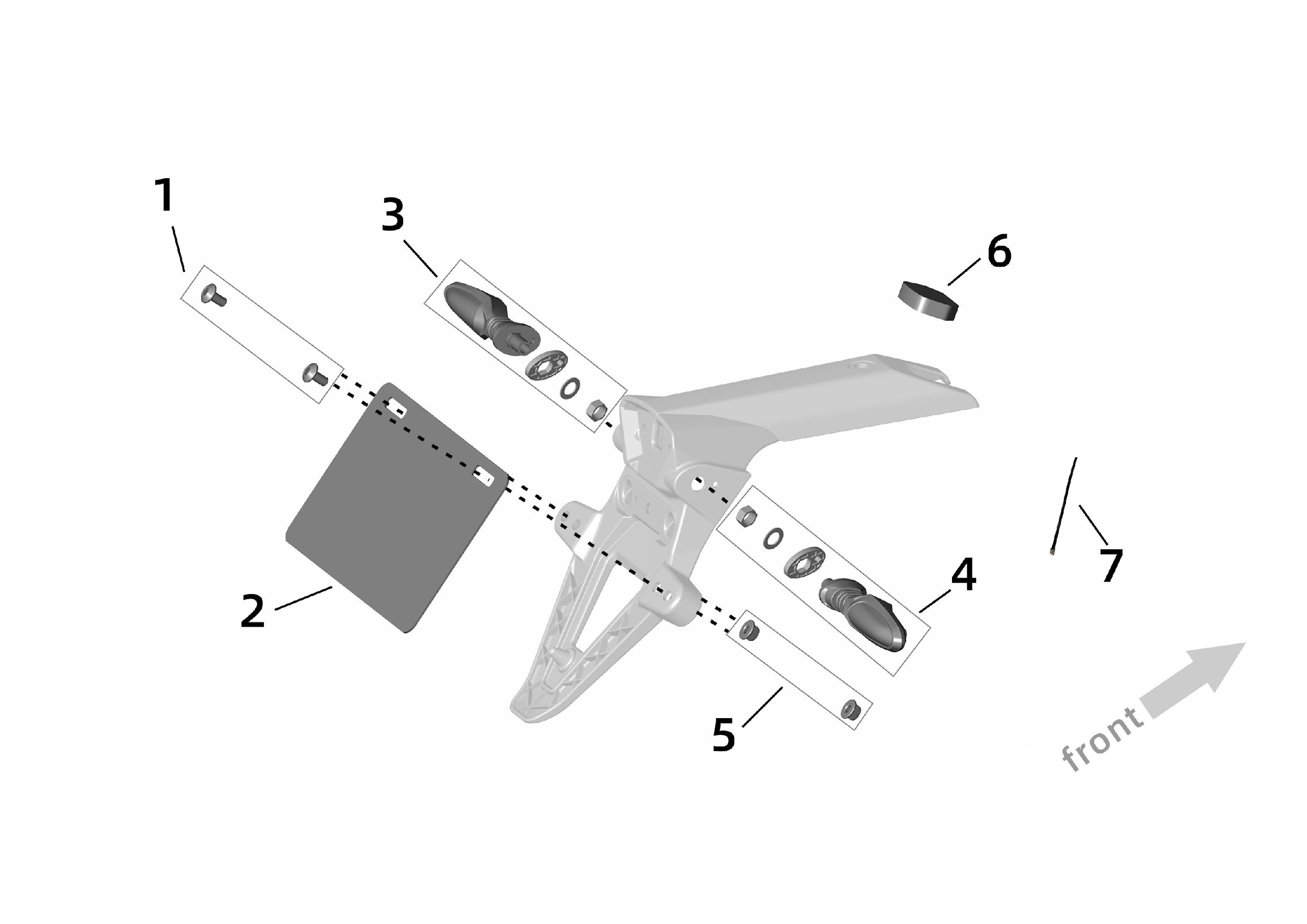 15.4. Задний указатель поворота