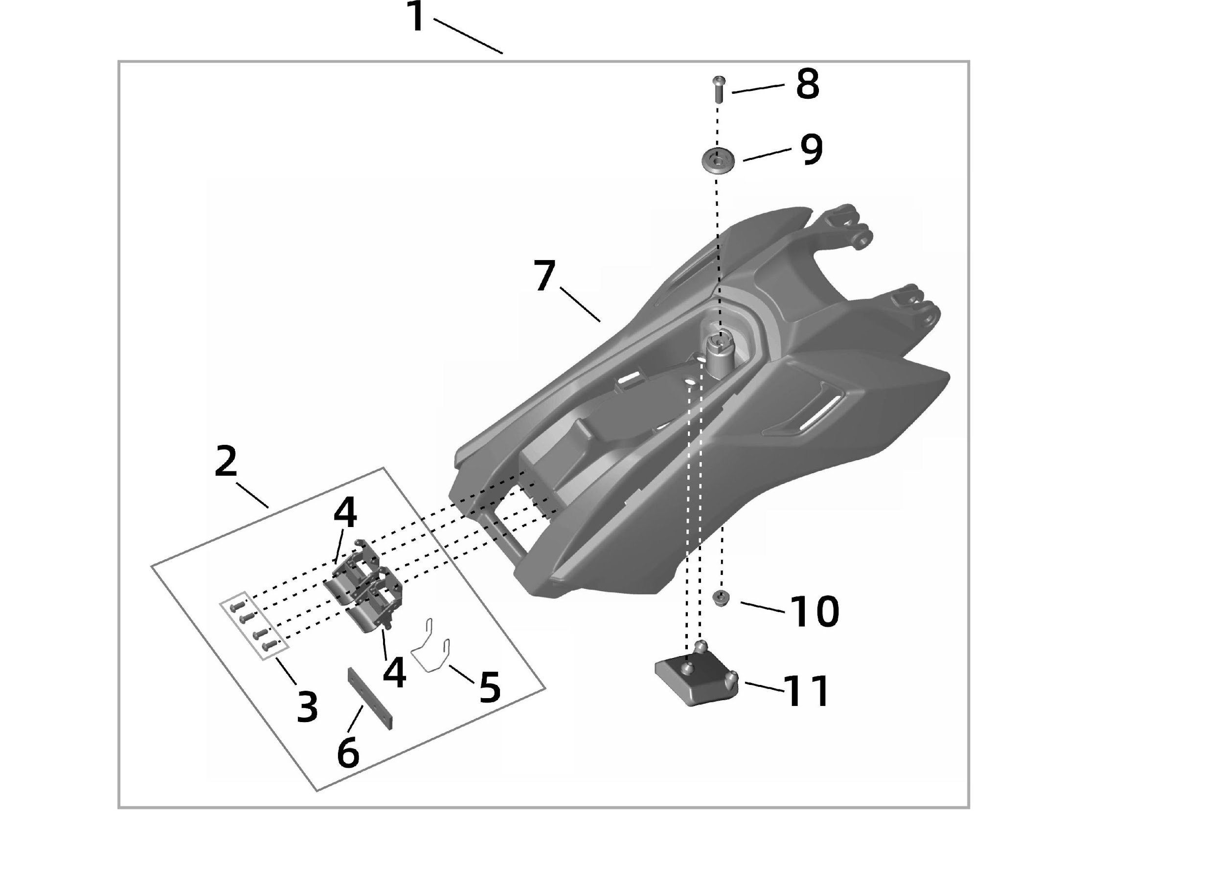 16.3.Крышка аккумуляторного отсека + замок