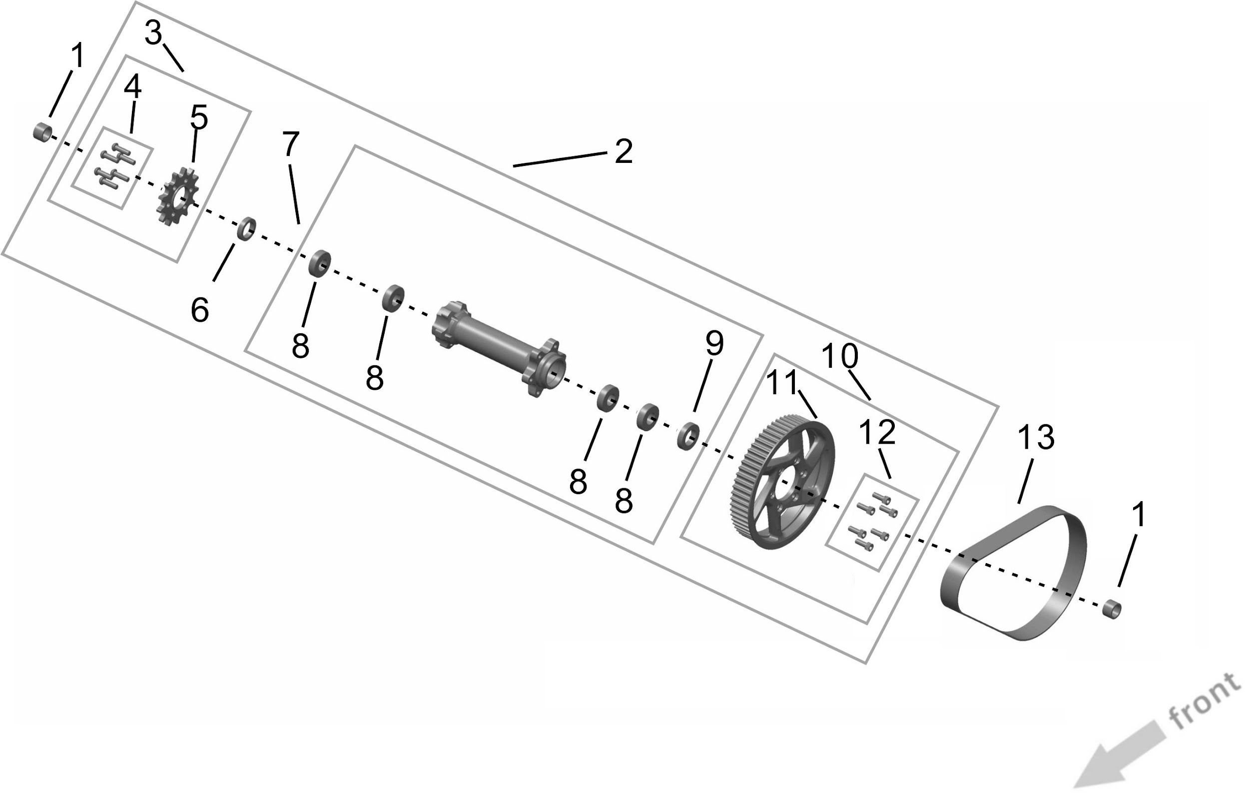 6. Промежуточный вал (MID-SHAFT)