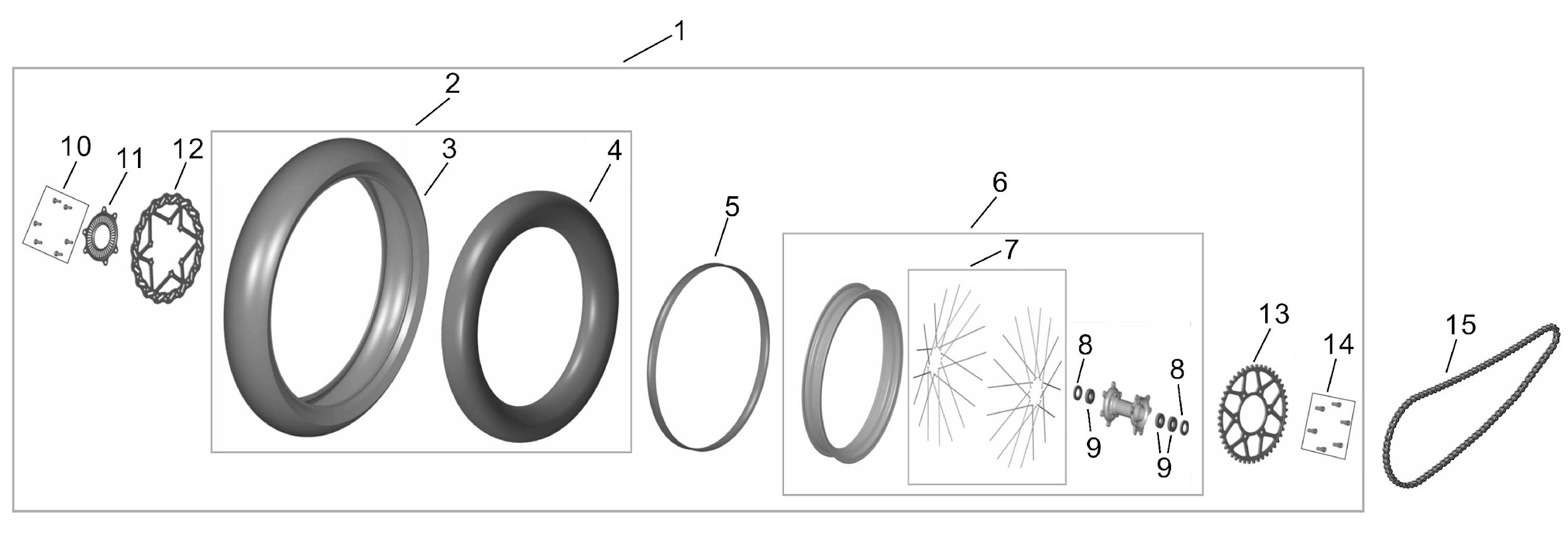 32.2. Колесо заднее для супермото 130/70-17