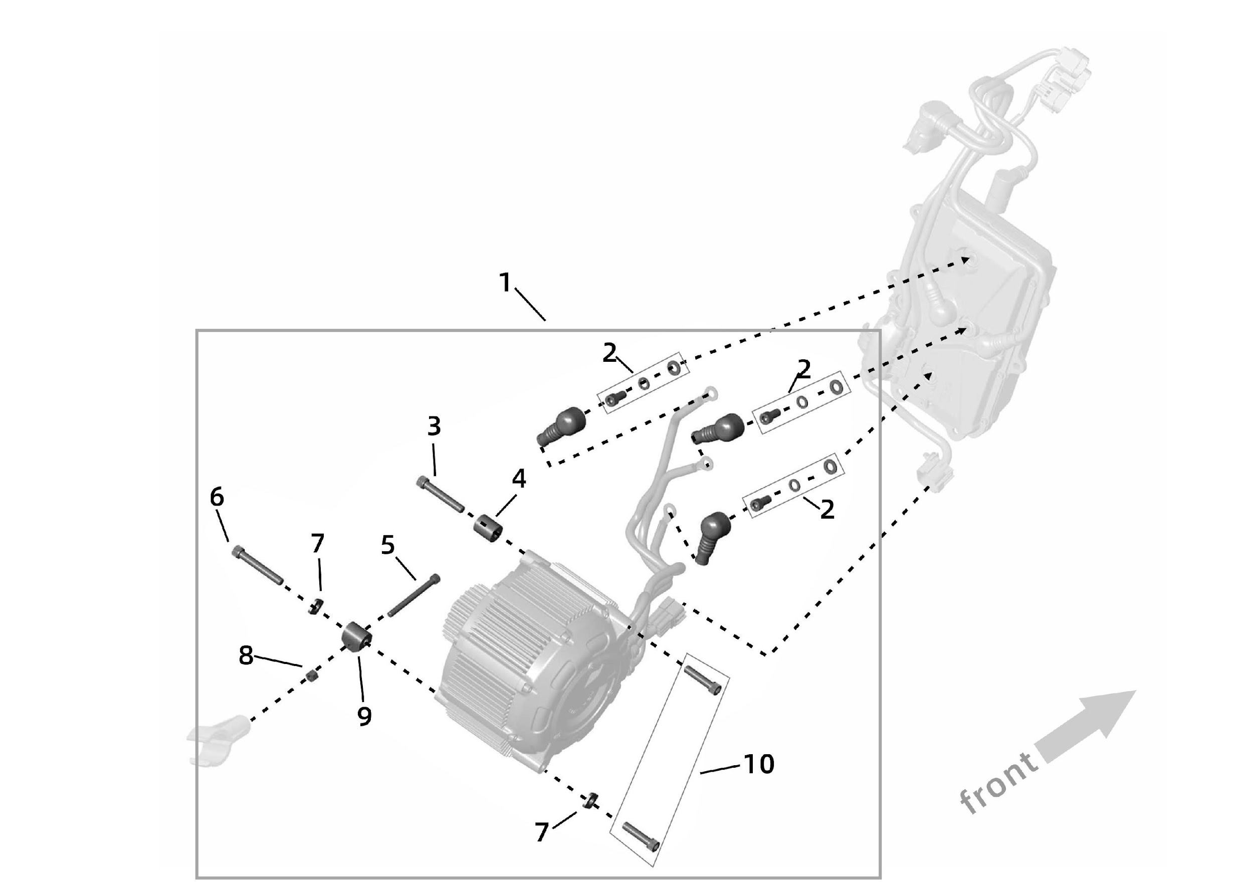 9.1. Крепление двигателя