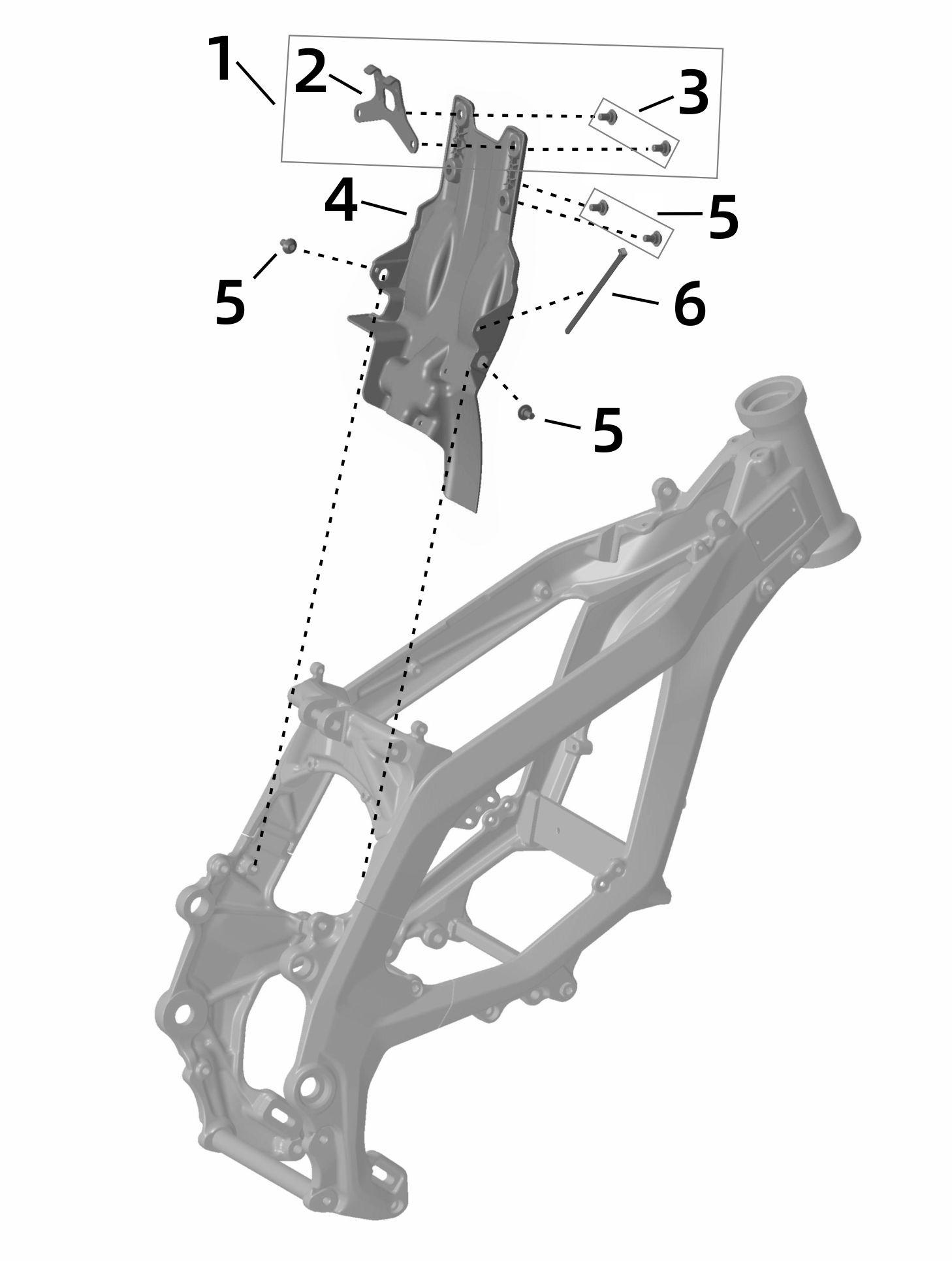 16.1. Задняя опорная пластина аккумулятора и крючок замка аккумуляторного отсека