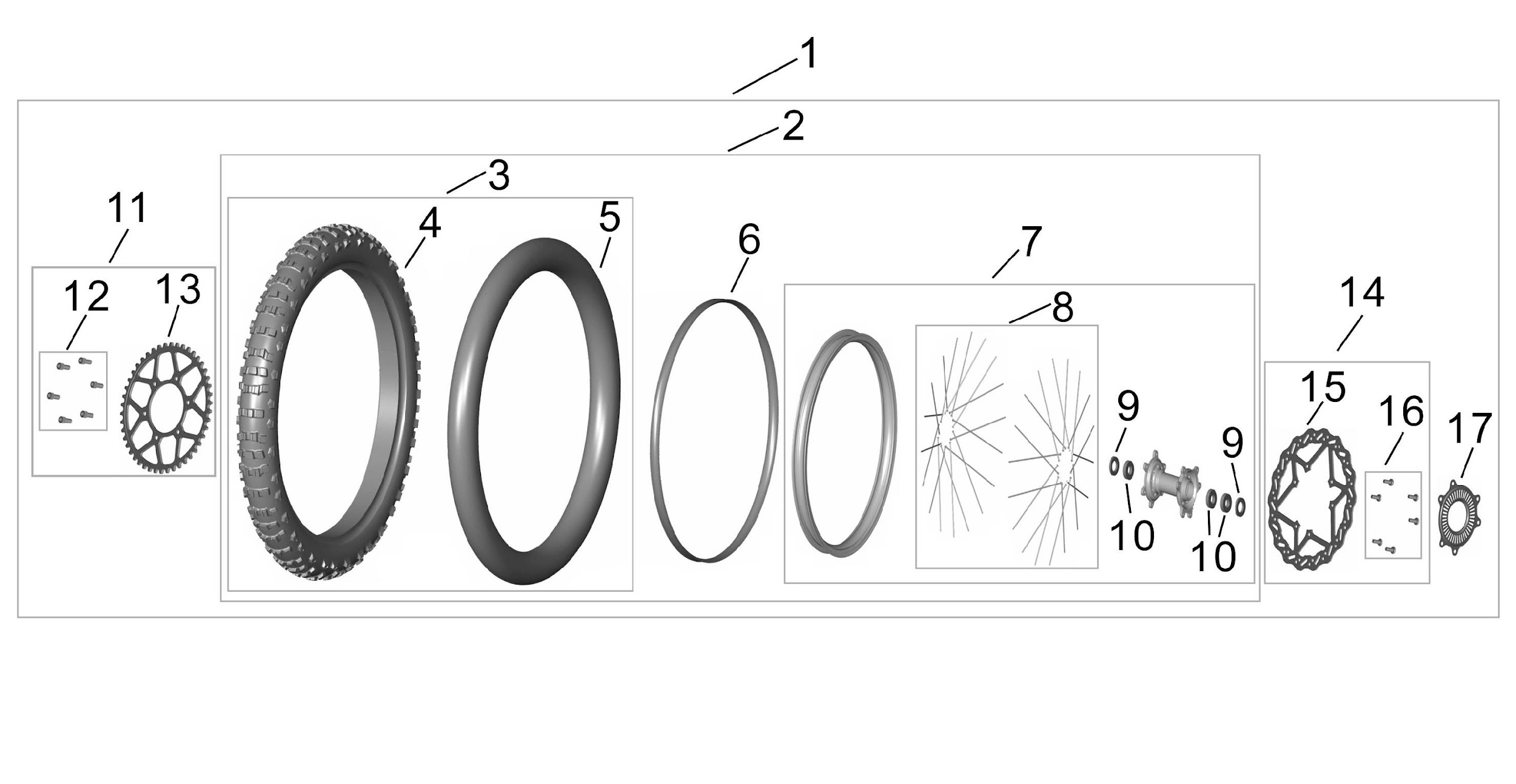 13.Заднее колесо внедорожное