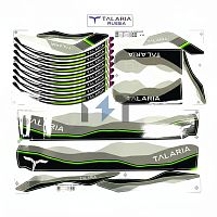 Наклейки штатные серые комплект TALARIA xXx TL2500