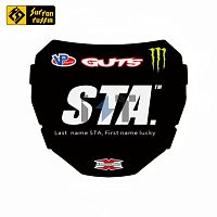 Наклейка на табличку номера